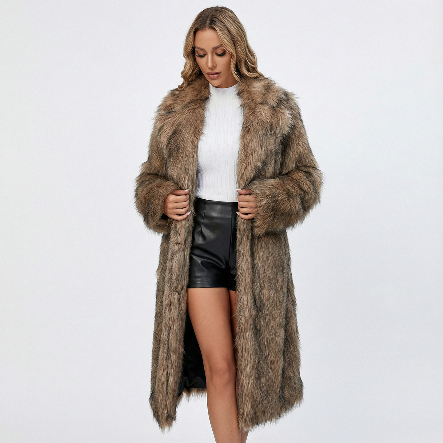 WinterLux Fellmantel