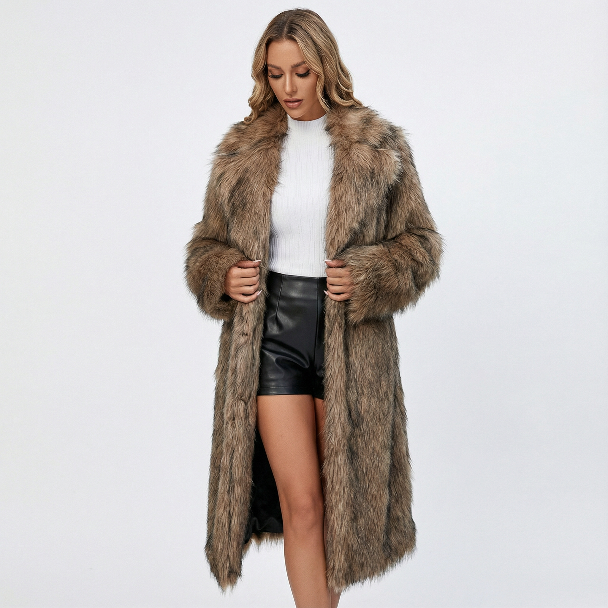 WinterLux Fellmantel