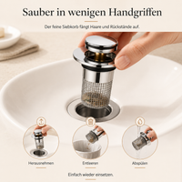 AbflussWacht™  Haarfilter-Stopfen