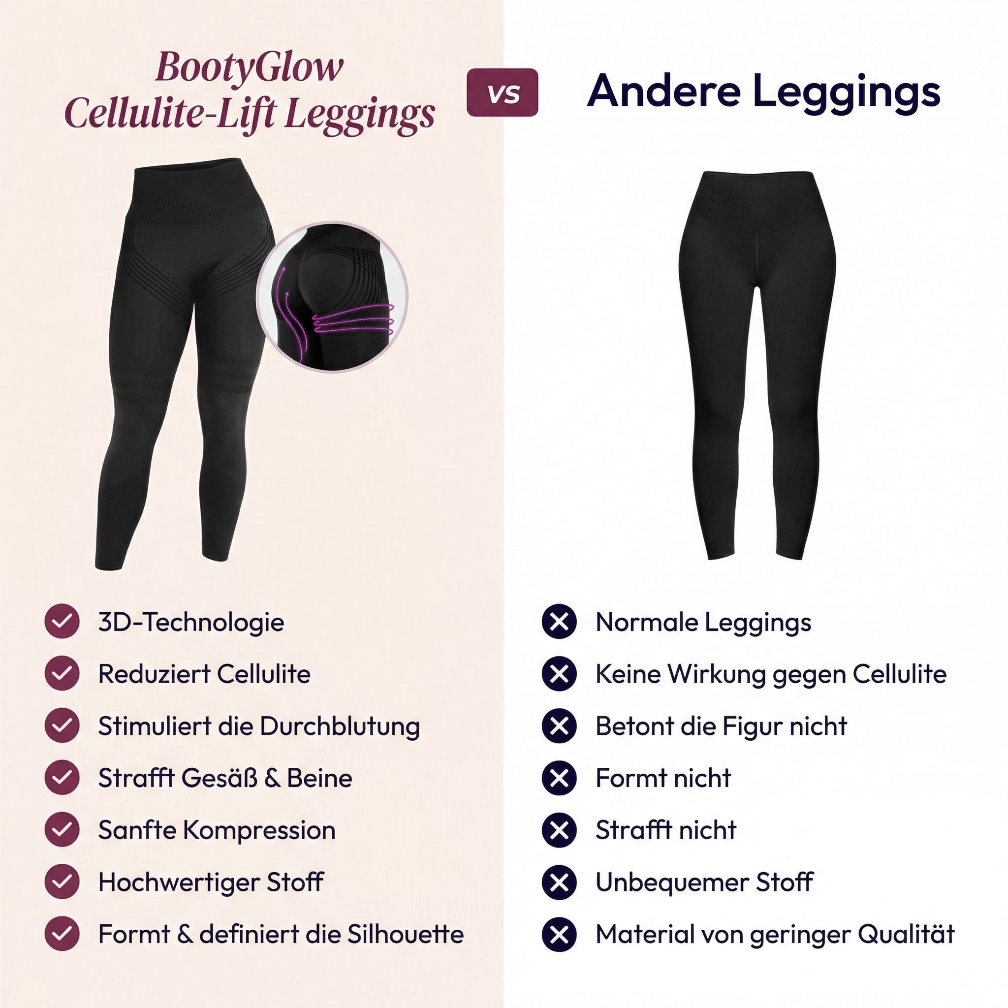 BootyGlow Cellulite-Lift Leggings