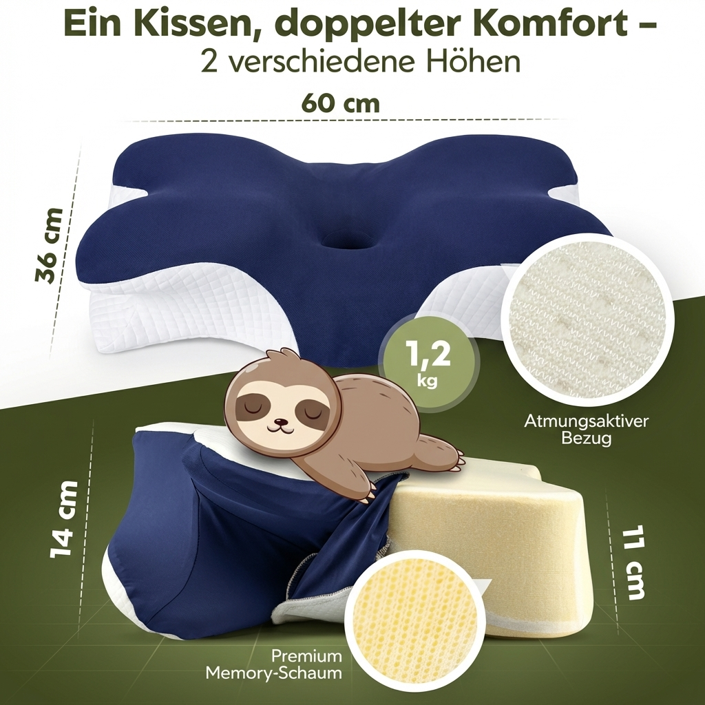 Snoozelle Orthopedic Pillow