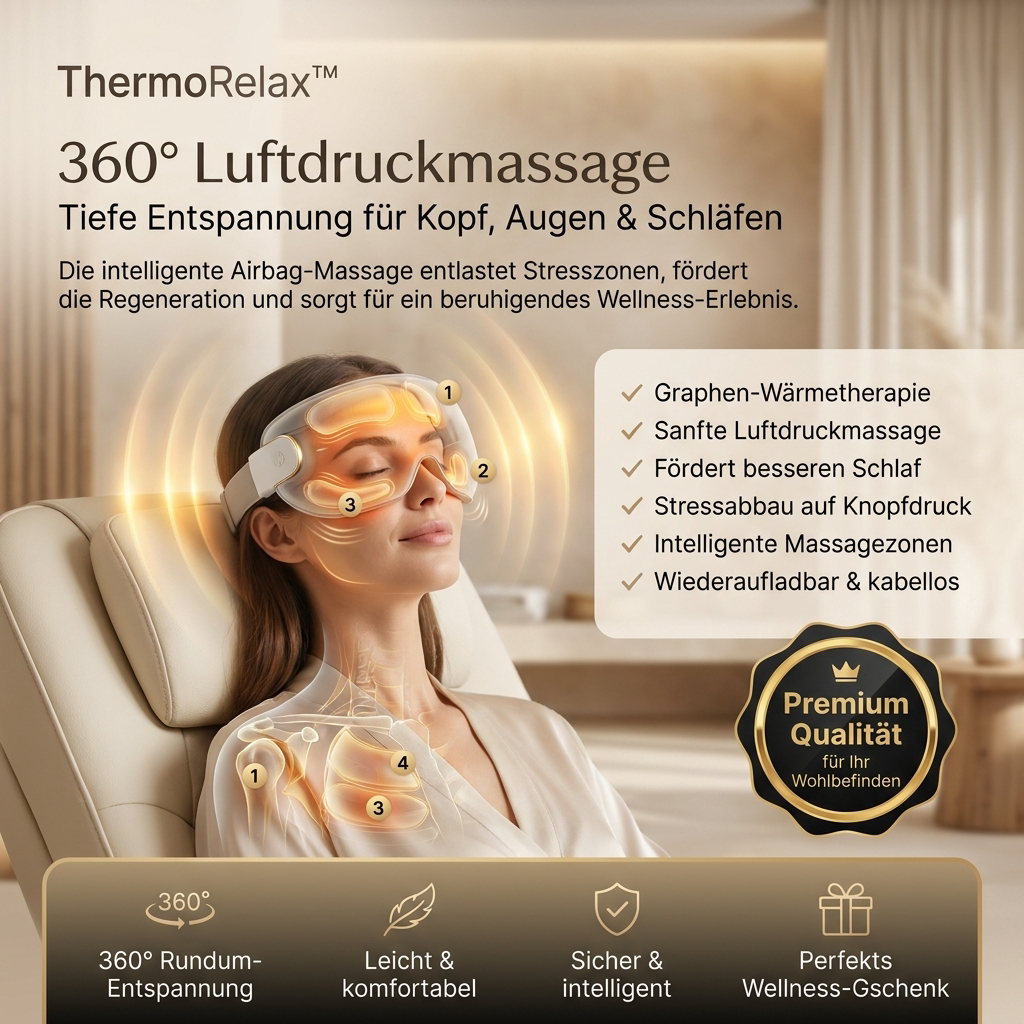 ThermoRelax™ Kopf- & Augenmassagegerät