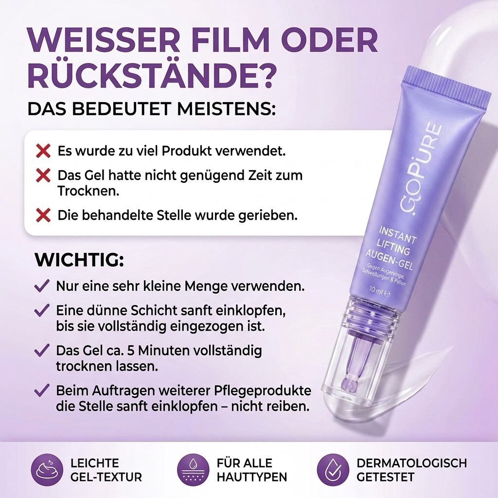 goPure Instant Lifting Augen-Gel