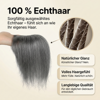 LushHalo™ Premium Human Hair Topper