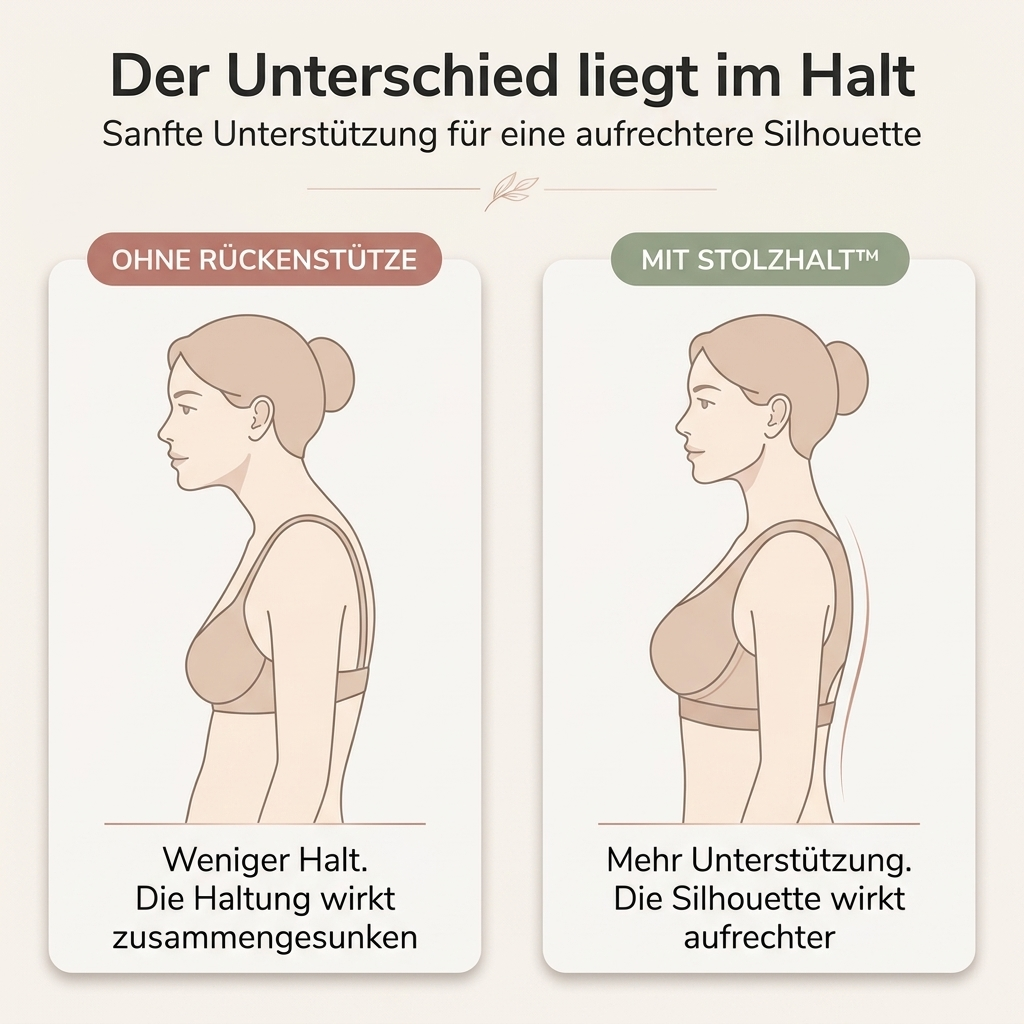 Stolzhalt™ | Nahtloser Komfort-BH mit Rückenstütze