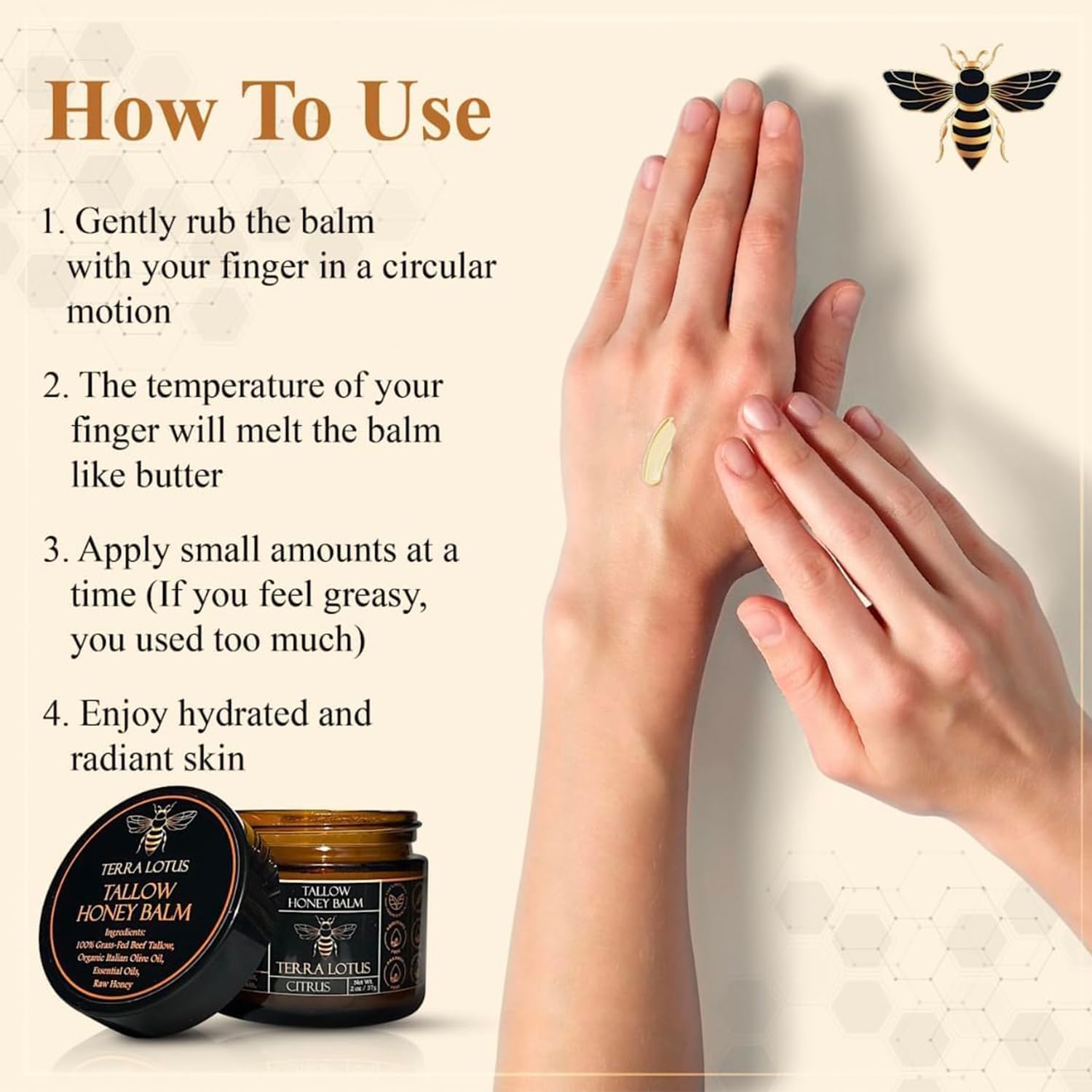 Tallow & Honey Balm